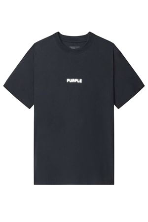 T-shirt in cotone nero PURPLE BRAND | P104TBPW325BLACK
